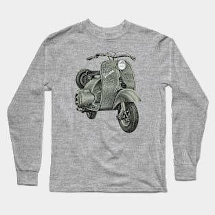 Vintage Vespa Long Sleeve T-Shirt